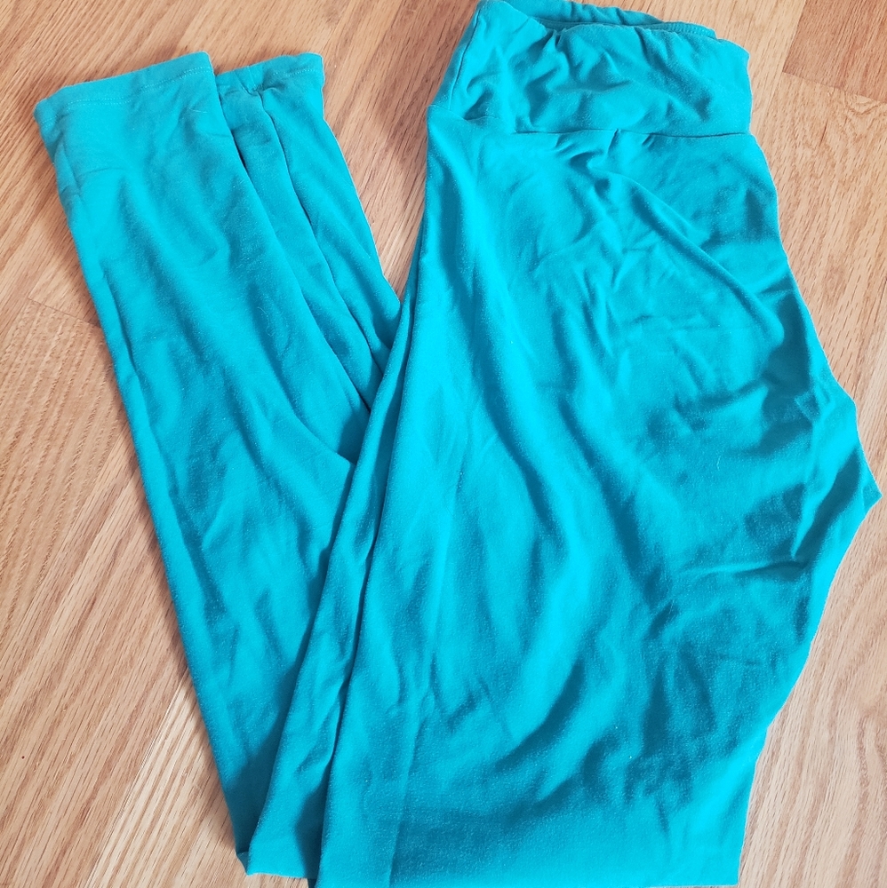 Teal leggings